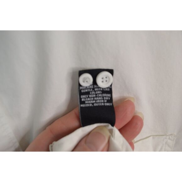 Grunt Style Men's Large White Long Sleeve Button Down Shirt - Picture 7 of 13